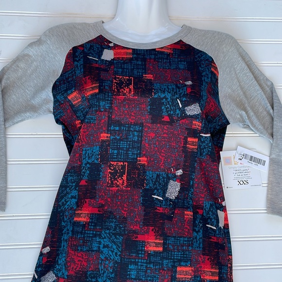 LulaRoe Abstract Printed Randy Top-#R-9 - Picture 11 of 12